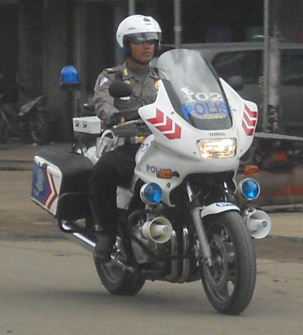 andra angkat bicara Motor Polisi  Yamaha  XJ900P