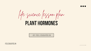 Life science lesson plan on Plant Hormones || Download lesson plan on plant hormones 