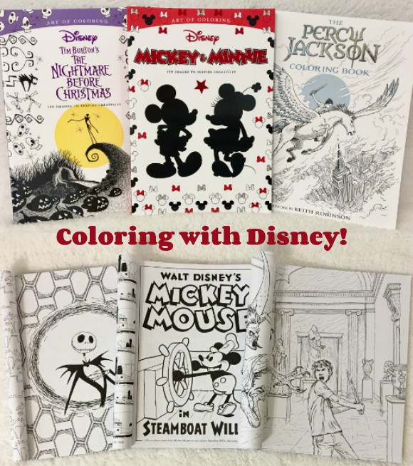 Stacy Tilton Reviews: Coloring with Disney