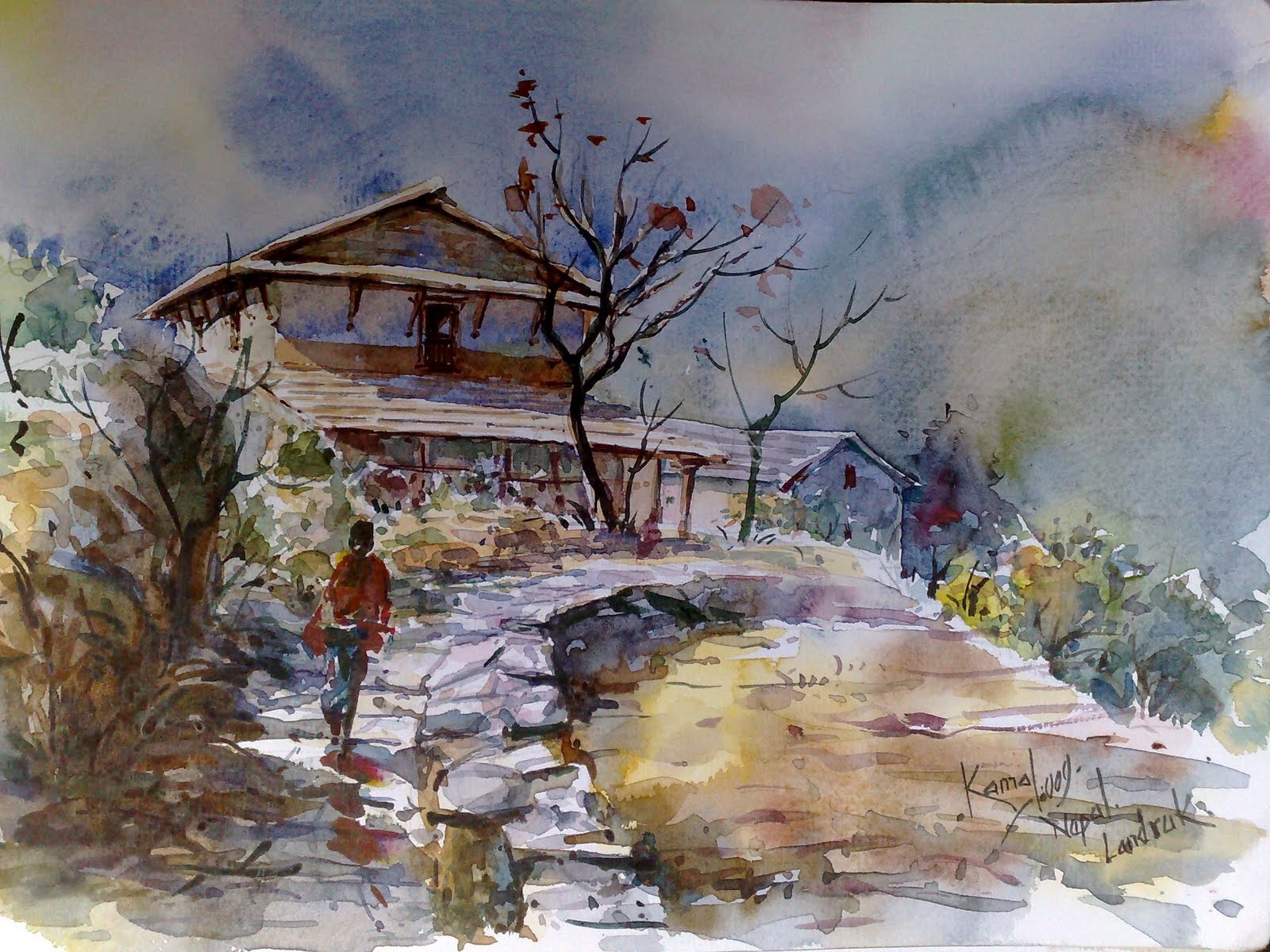 Watercolor Paintings Landscapes