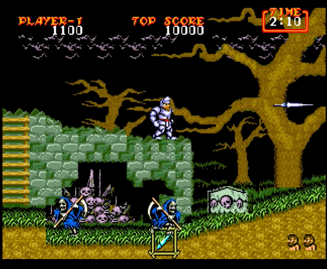 Ghouls 'n Ghosts Sega Genesis screenshot