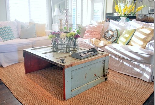 Tables Made From Old Doors