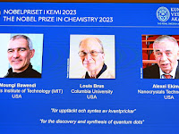 3 scientists win Nobel Prize in chemistry for their work on tiny quantum dots.