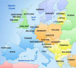 Map of Europe