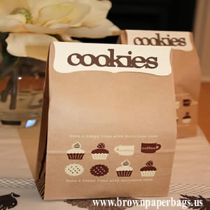 Small paper bags for cookies