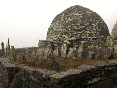 Monk's gravemarkers on Skellig Michael, County Kerry, Ireland