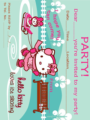 free hello kitty printable birthday invitation - home. life skills printable