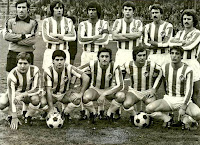 REAL VALLADOLID DEPORTIVO. Temporada 1978-19. Llacer, Santos, Jacquet, Serrat, Aparicio y Osvaldo Cortés. Mir, Estella, Botella, Rusky y Rincón. REAL VALLADOLID DEPORTIVO 2 TARRASA C. F. 0 Domingo 07/01/1979, 16:30 horas. Campeonato de Liga de 2ª División, jornada 17. Valladolid, estadio Municipal José Zorrilla. GOLES: ⚽0-1: 40’, Vila. ⚽1-1: 73’, Rincón. ⚽2-1: 78’, Botella.