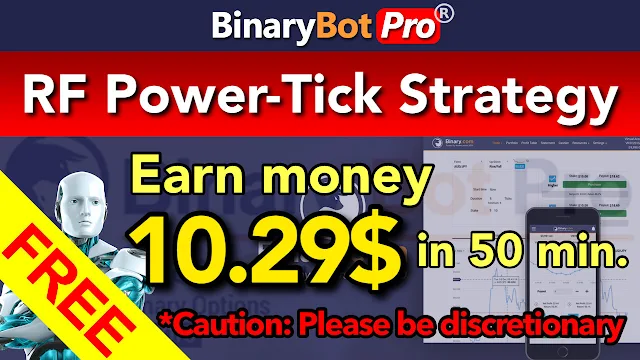 RF Power-Tick Strategy | Binary Bot Pro