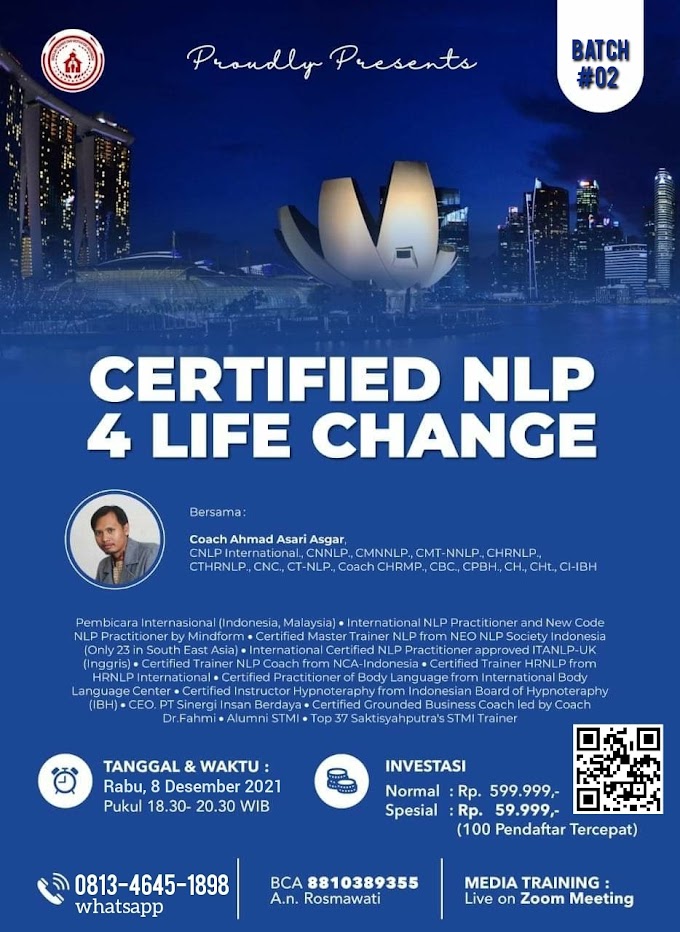 Certified NLP For Life Change Batch 2