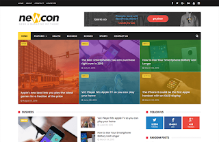 Newcon Responsive Blogger Templates