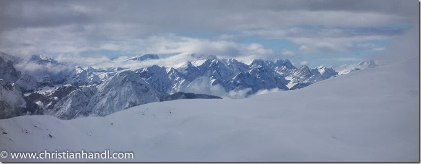 Blick von der Bergstation Schigebiet Sillian