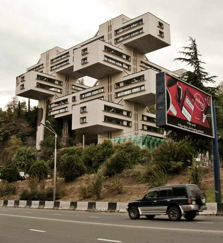 Tbilisi satellite launch building