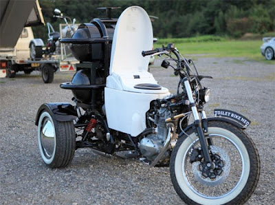 Toilet Powered Motorcycle