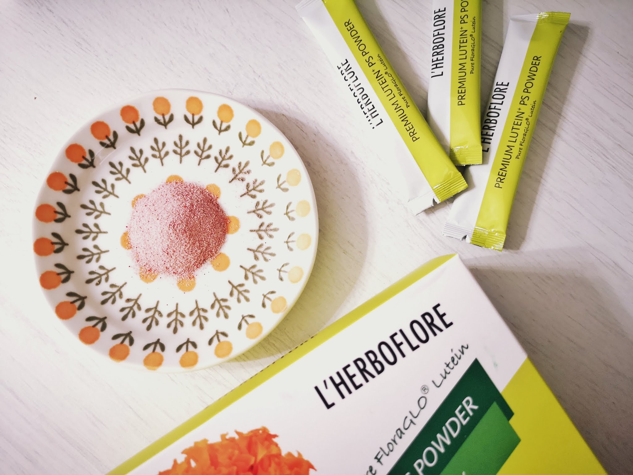 L’HERBOFLORE蕾舒翠強憶葉黃素粉眼睛保健沒有藥感好吃