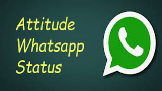 whatsapp status attitude