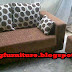 Sofa Tunggal type 2 Kain Bebas + Puff + Bantal