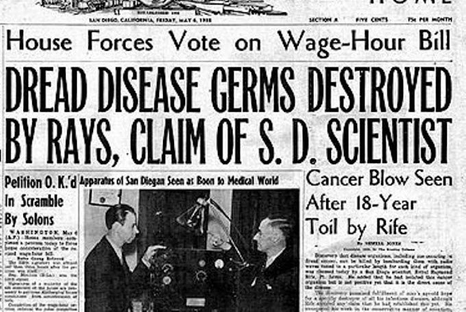  Λογοκρισία και αποσιώπηση ..; Άραγε οι γιατροί ήξεραν το 1934 πως ο καρκίνος προκαλείται από ιό;