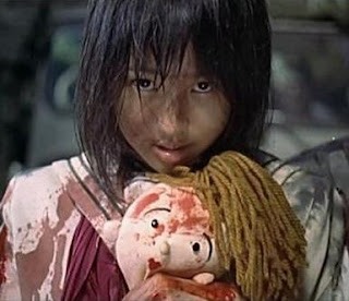 Battle Royale doll creepy asian Japangirl bloody