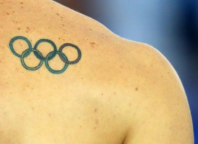 Olympic Ring Tattoo | Athletes Tribute to Olympic Games