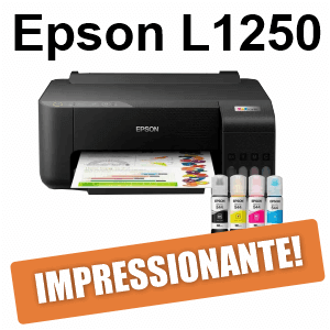 Tinta e impressora Epson EcoTank L1250