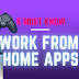 8 Must Know Work From Home Apps - Make Money Online from Home
