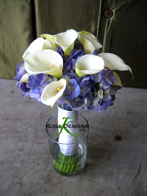 purple hydrangea wedding centerpieces