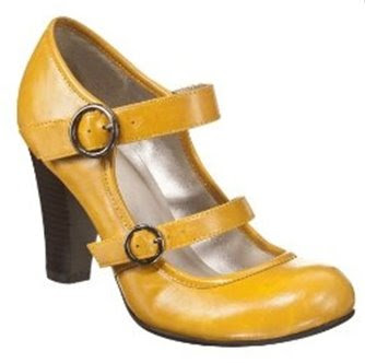 Xhilaration Stasya Mary Jane Pumps Mustard