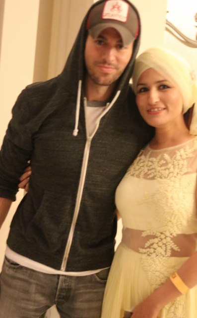 Enrique Iglesias with Makeup Expert Aashmeen Munjaal