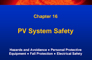 Learn Solar PV Systems:16-PV System Safety