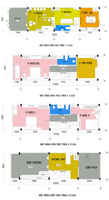 thiết kế nhà 60m2 với màu trắng làm chủ đạo