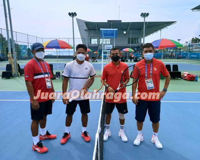 Tenis PON XX Papua: Tim Putra Bali Kalahkan Skuad Putra Bangka Belitung