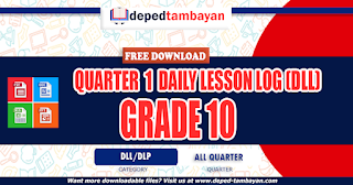 DAILY LESSON LOG GRADE 10 (DLL 10) QUARTER 1 SY 2023-2024