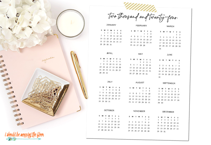 2024 Calendar Printables