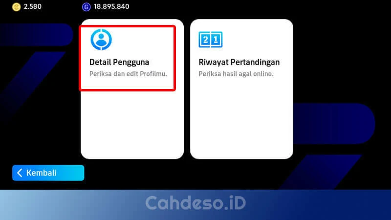 Cara Mengganti Foto Profil di eFootball™ 2024 Mobile