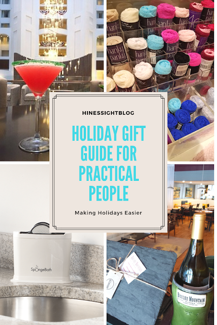 Holiday Gift Guide for Practical People. From Experiences to items to keep your sponge clean at all times. Gifts that practical people want. 