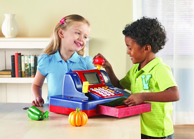 Learning Resources Teaching Cash Register in playing