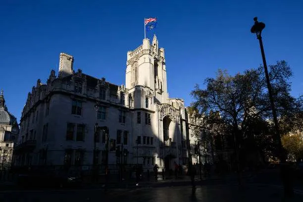 A general view of the Supreme Court in London, England, on November 15, 2023. Photo by Leon Neal/Getty Images