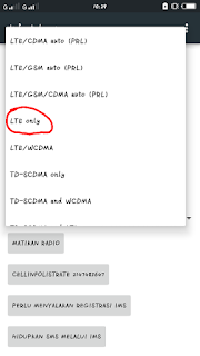 cara mengaktifkan 4G LTE only vivo paling mudah