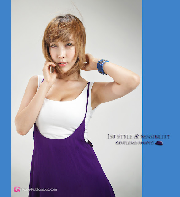 1 Im Min Young - White and Purple-Very cute asian girl - buntink.blogspot.com