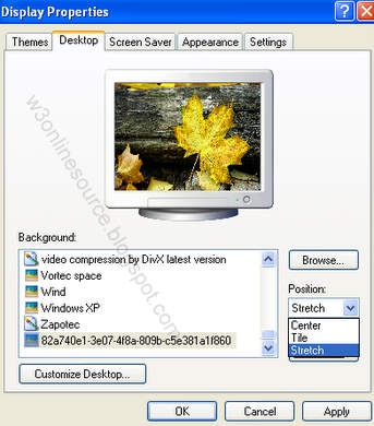 cool desktop background apply in windows