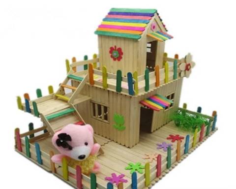 Keren Kreasi Rumah  Unik dari  Stik  Es  Cream  Asyiknya 