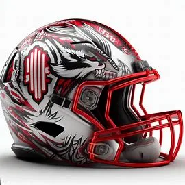 New Mexico Lobos Halloween Concept Helmets