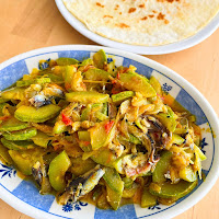 Sardine and Zucchini stir-fry