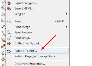 Convert File Corel ke Pdf