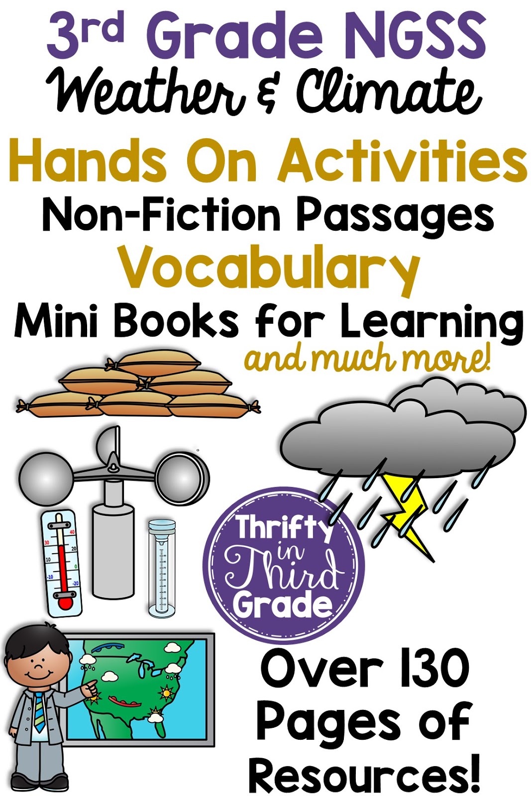 3rd grade weather climate ngss thrifty in third grade