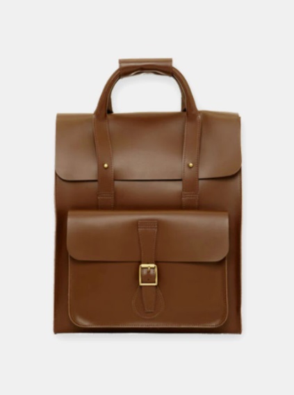 elegant classy leather backpack