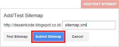 submit sitemap xml blog