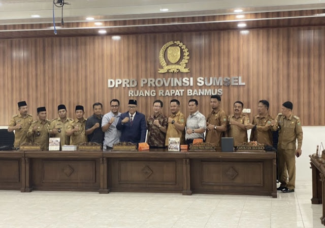 Wakil Ketua DPRD Prov Sumsel Menerima Audiensi FKDSS