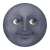 Black Moon Face Emoji